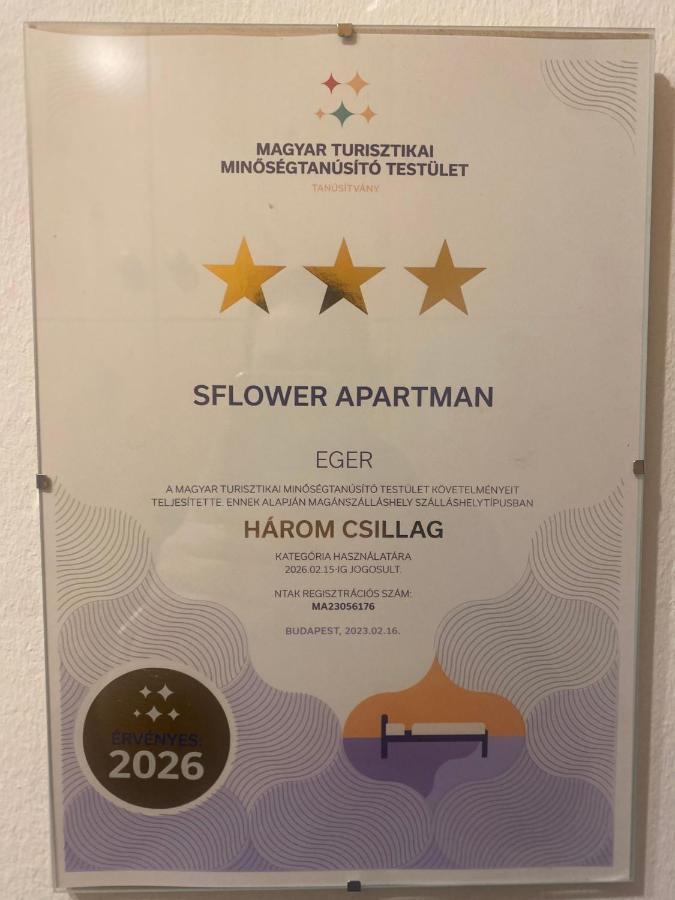 Sflower Apartman Eger Bagian luar foto